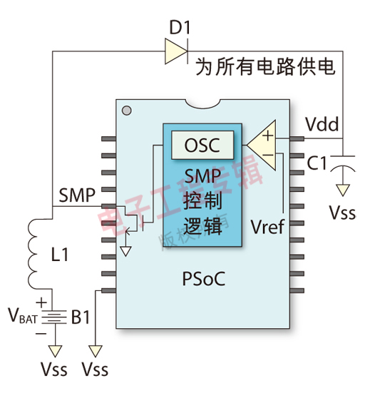 图2：充电泵电路。