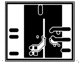 图6. LM48310示范板的接地层。