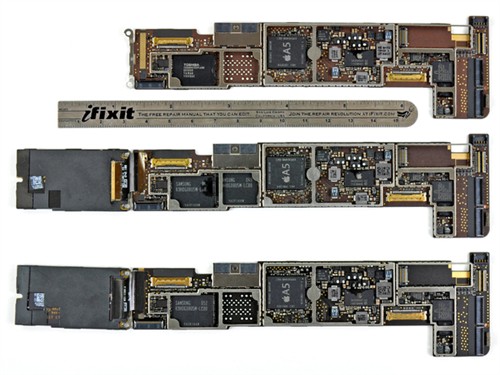 拆解深入对比iPad 2三版本(电子工程专辑)