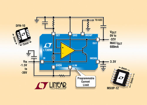 Linear LDO+系列新增成员LT3090（电子工程专辑）