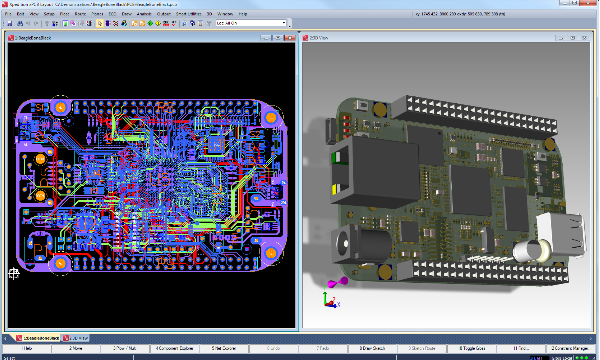 Xpedition平台的PCB 2D和3D布局图（电子工程专辑）