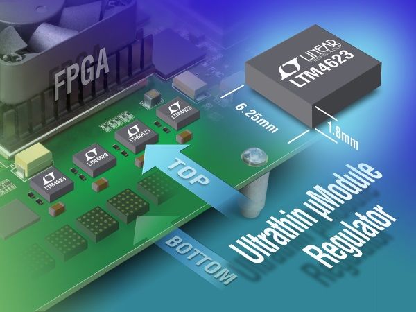 Linear新增3A微型模块降压型稳压器LTM4623（电子工程专辑）