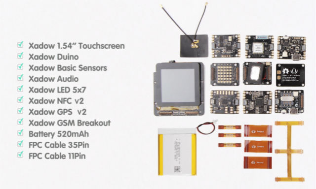 RePhone 8种不同的功能拓展模块《电子工程专辑》