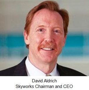 《电子工程专辑》Skyworks 董事长暨首席执行官David Aldrich