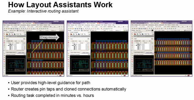 图：Layout Assistants界面图。《电子工程专辑》