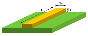 PCB走线电阻计算器