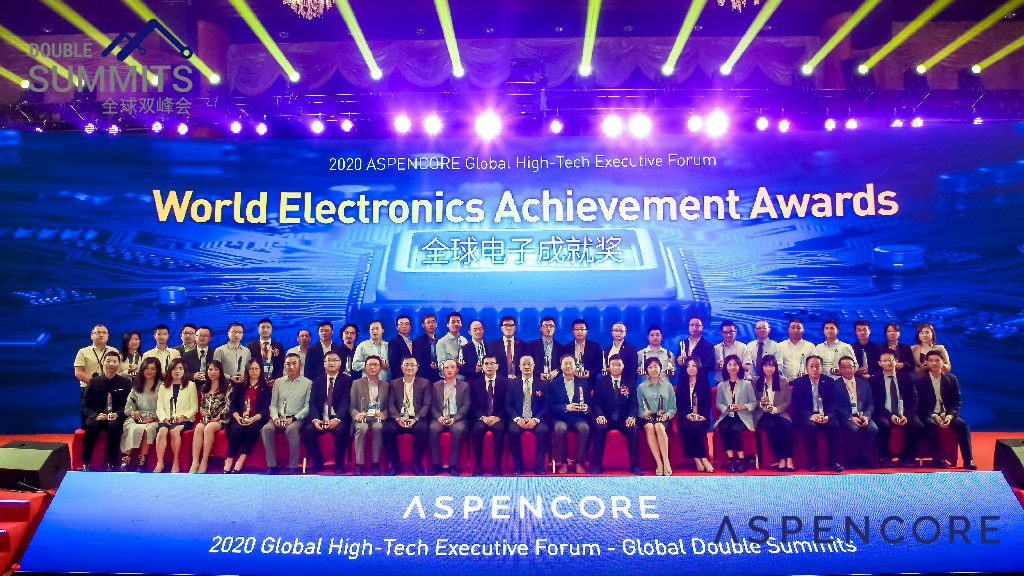 最后，ASPENCORE揭晓2020 年全球电子成就奖获奖名单 ，全球电子成就奖 (World Electronics Achievement Awards) 旨在评选并表彰对推动全球电子产业创新做出杰出贡献的企业和管理者，对获奖公司以及个人来说，全球电子成就奖的获得是一项崇高的荣誉，各类奖项获得提名的企业、管理者及产品均为行业领先者，充分体现了其在业界的领先地位与不凡表现。